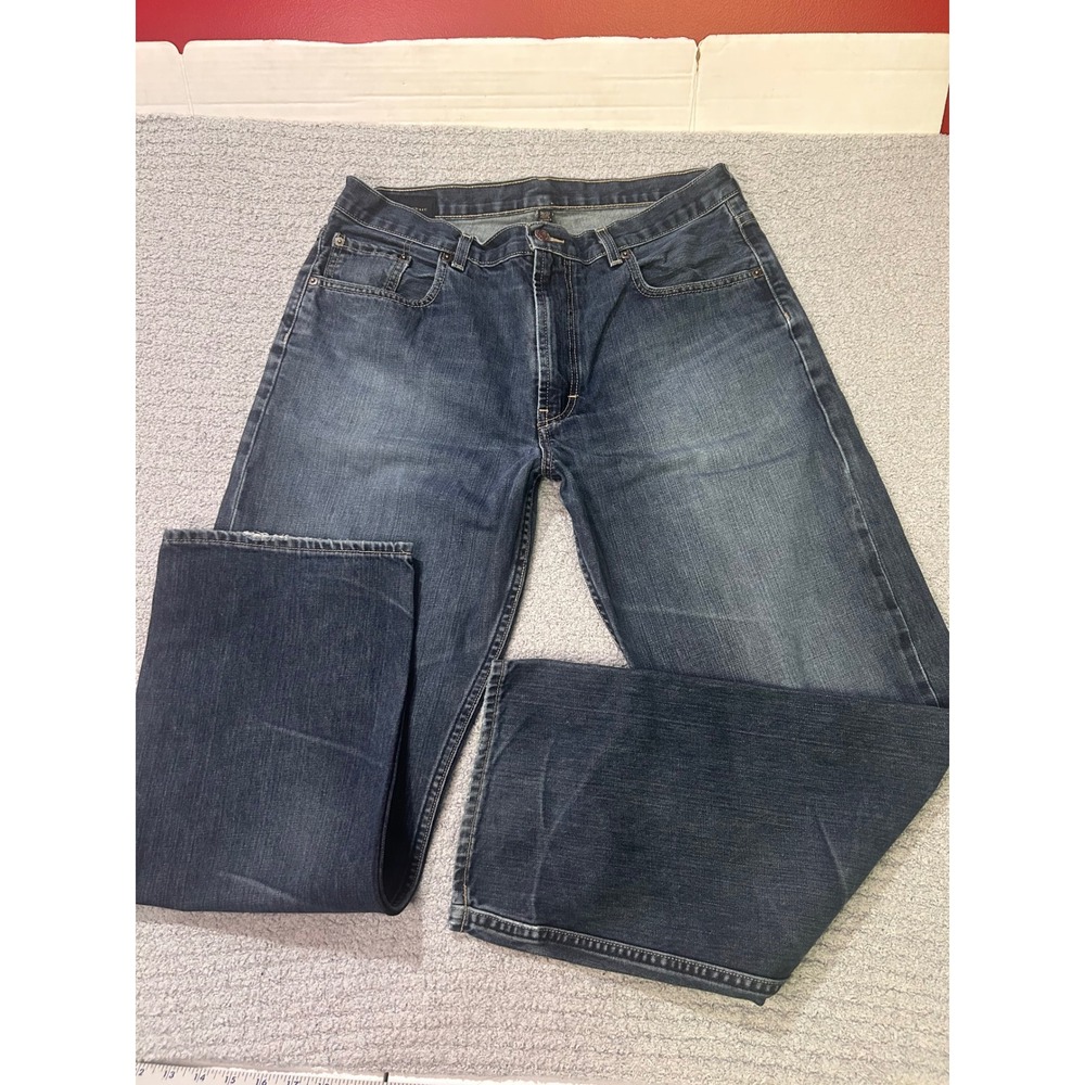 Banana Republic Jeans Classic Straight 36x32 Indigo Blue Vintage Denim Mens
